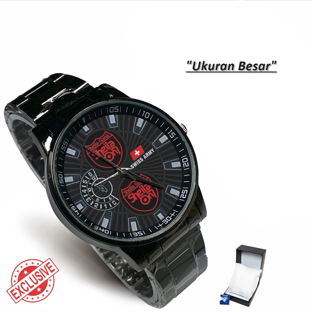 Jam Tangan Rantai Couple Logo SHEILA ON 7 (Cool)