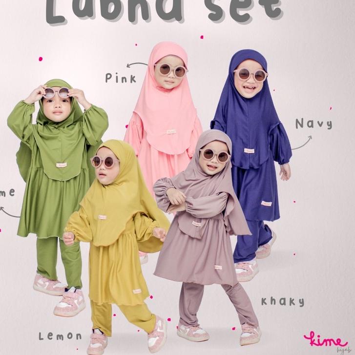 ず KIMEHIJAB Gamis Anak murah Oneset Lubna む