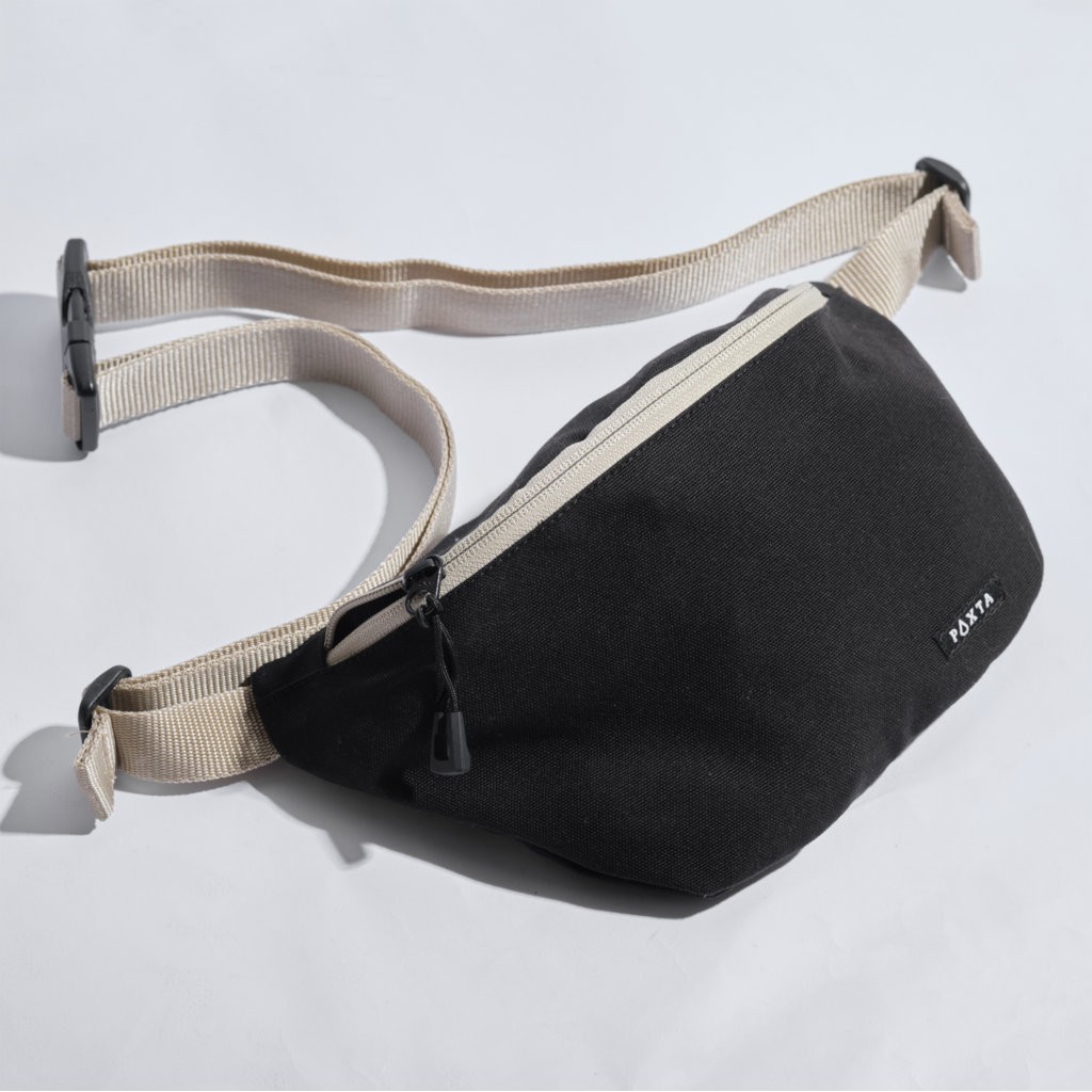 KUALITAS SUPER Esgotado Tas Pinggang Waist Bag Kanvas Pria Wanita - Paxta Waist Bag 01