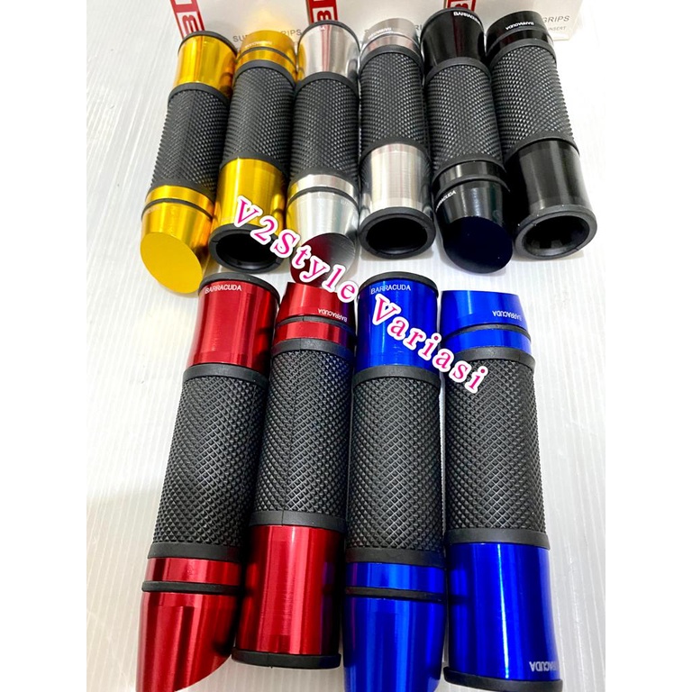 HANDGRIP HANDFAT SARUNG GAS GRIP JALU MIRING BARACUDA BEAT VARIO AEROX MIO NMAX FU LEXI XMAX PCX DLL