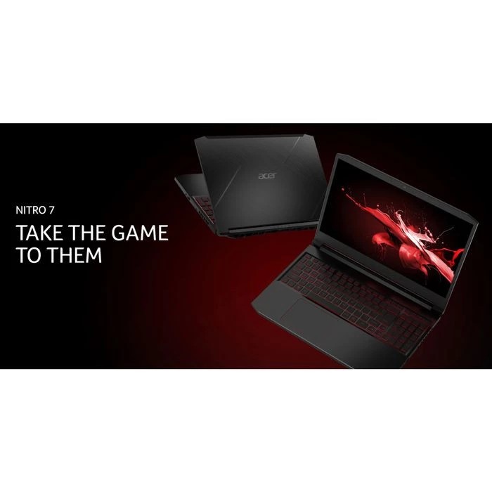 Acer NITRO 7 AN715-51-i7-9750 8GB 256GB + 1TB WITH GTX 1660Ti