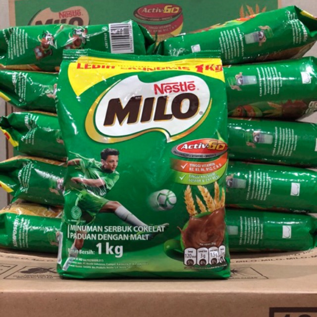 

Milo Nestle Activ Go 1 Kg / Susu Milo Activ-Go 1Kg / Milo Activ Go