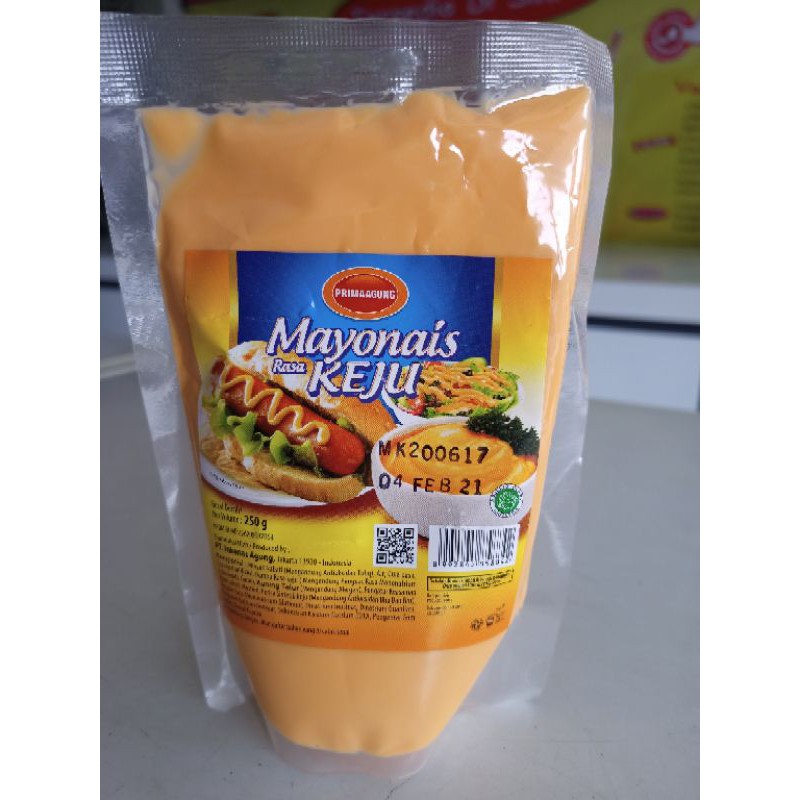 

Prima Agung Mayonaise Keju Recheese 250 gr