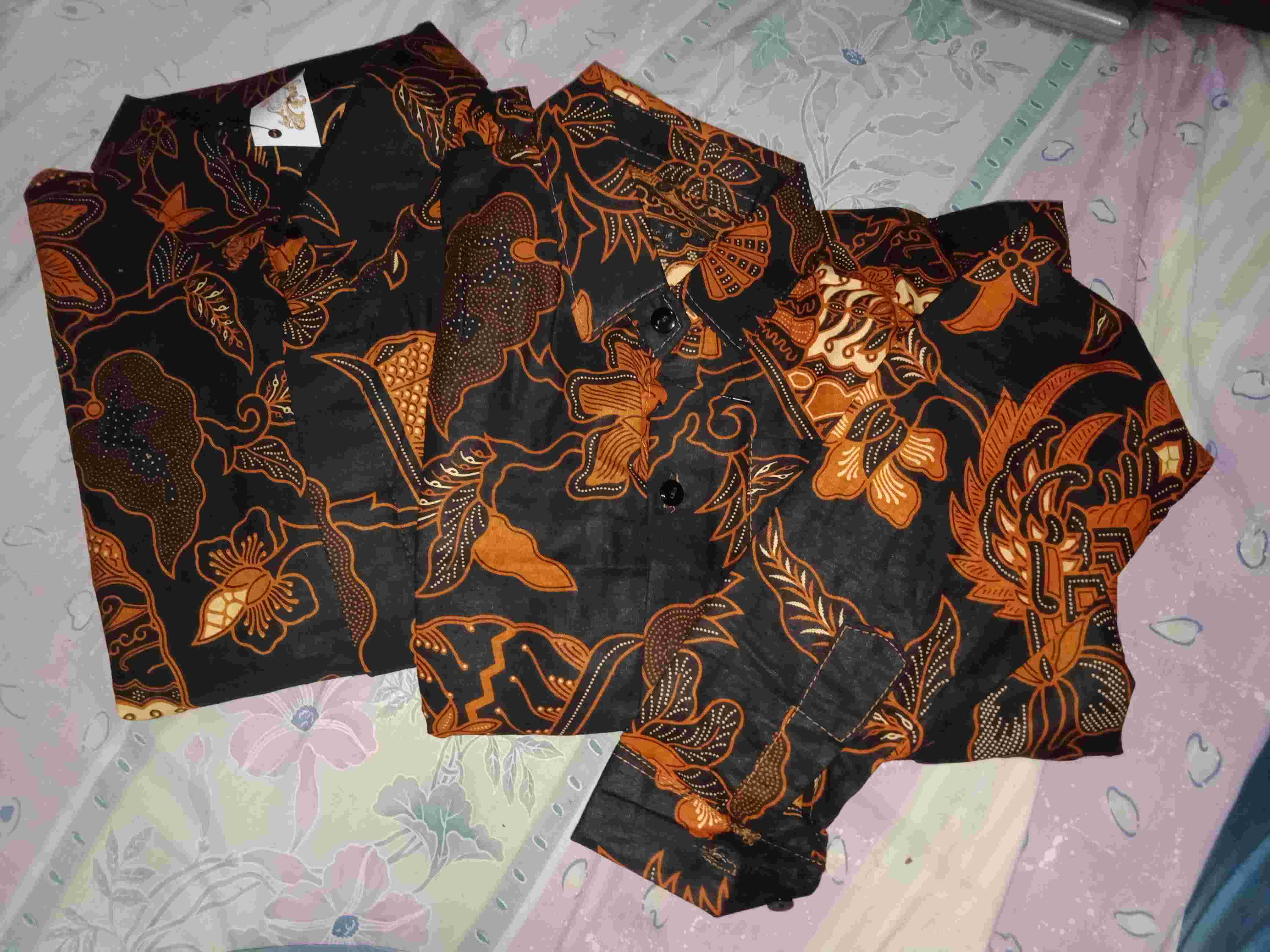 Batik Couple Bapak Anak Cowok/kemeja Batik Ayah Anak Laki/baju Batik Copel Ayah Dan Anak Laki Laki
