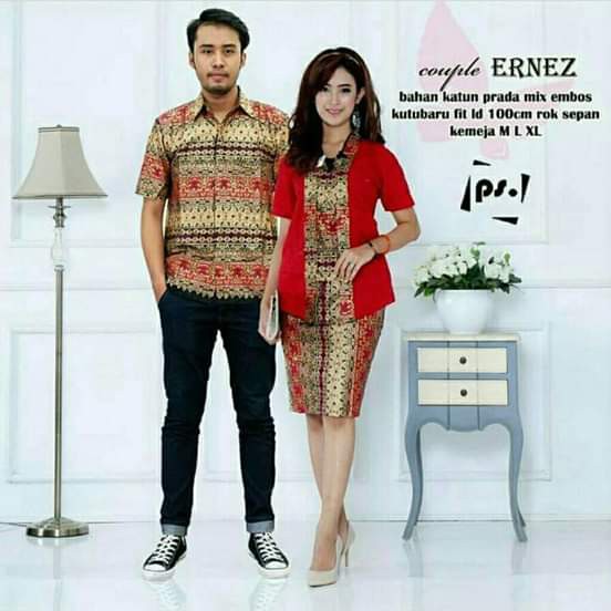 BATIK COUPLE RNB SPAN GROSIR BATIK COUPLE ERNEZ