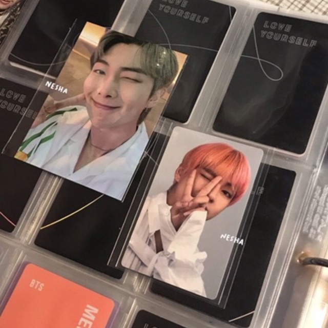 TAEHYUNG FAKE LOVE JAPAN + NAMJOON RM SOWOOZOO PHOTOCARD PC POCA