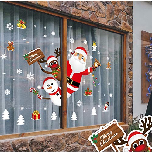 [Christmas Products]Christmas Window Stickers Christmas Stickers Decoration