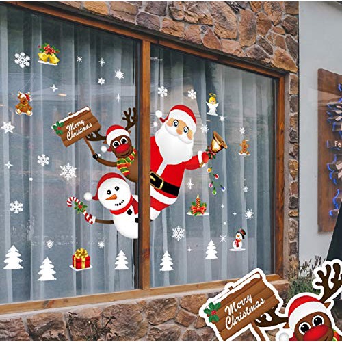 [ Christmas Wall Window Stickers Home Decoration Products Accessories ]