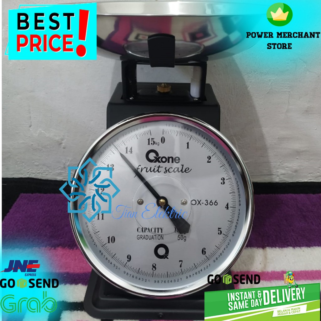 OXONE OX-366 Timbangan Dapur 15Kg