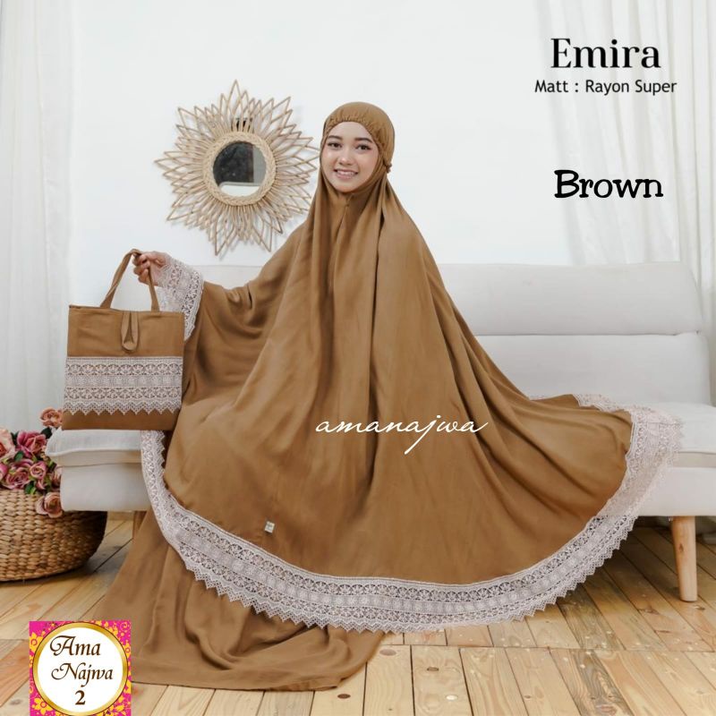 MUKENA DEWASA EMIRA by Amanajwa