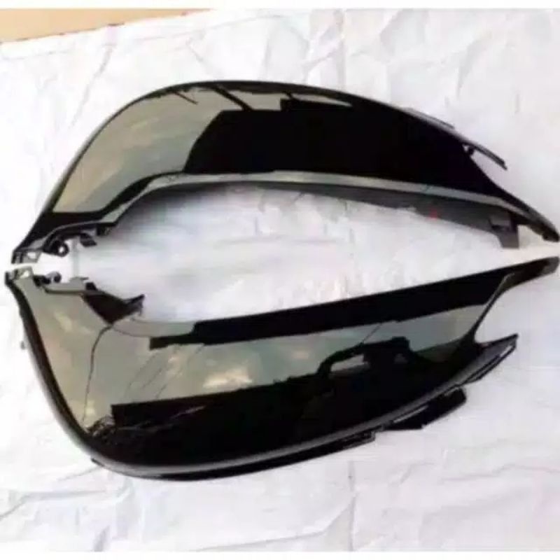 Cover Body Belakang samping Scoopy Stylish Fi Esp 2018 2019 2020 Hitam Glosy non original