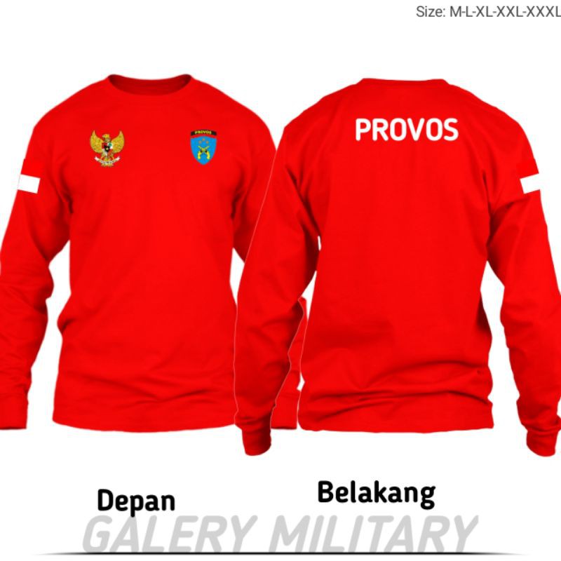 Kaos lengan panjang new desain-PROVOS