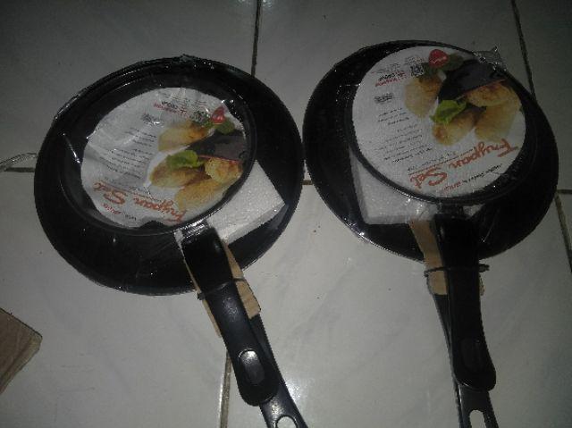 Frypan Set 2 Pcs 18cm Dan 23cm  Wajan Fry Pan Murah