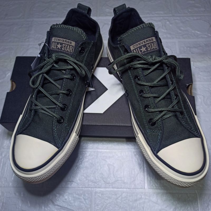 Sepatu Converse CTX Hijau Army Sneakers Terlaris