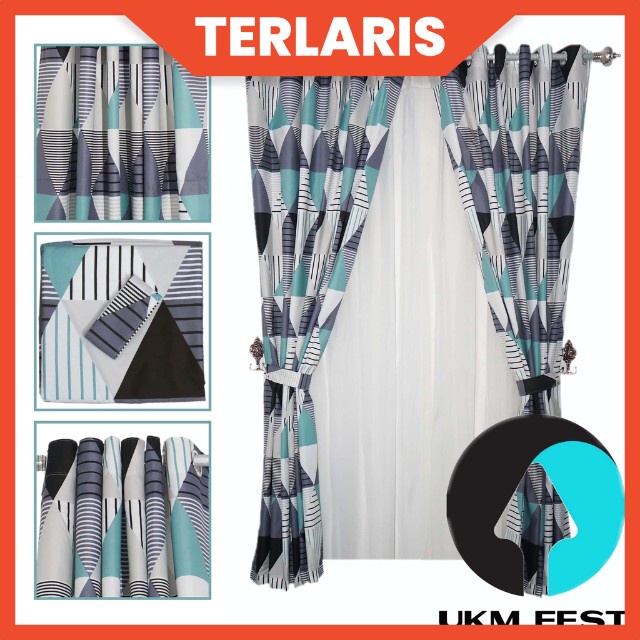 Gorden Minimalis Smokring Katun Gorden Blazer Gorden Jendela-Pintu Terlaris &amp; Termurah GARANSI 100%!