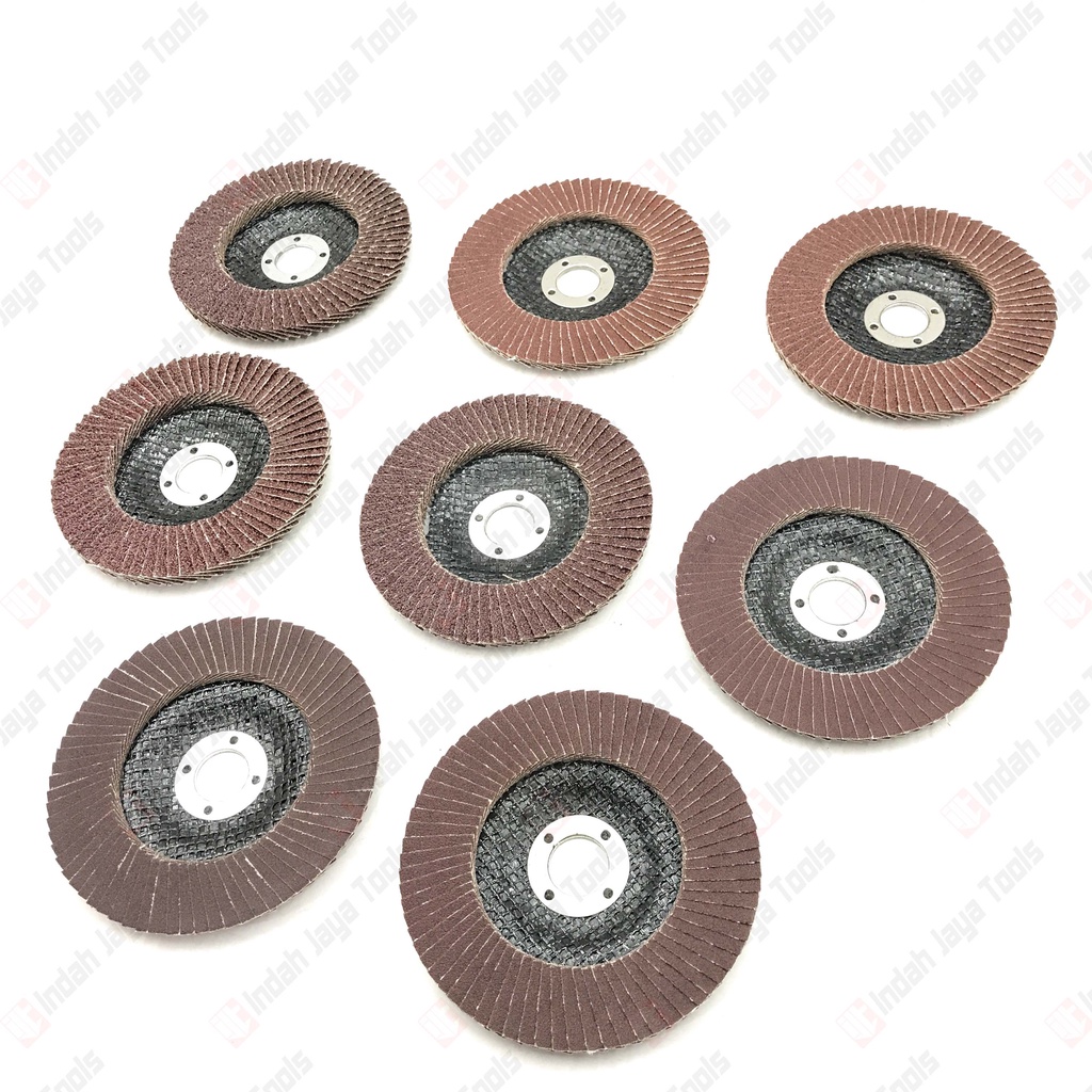 TURBOZ Flap Disc Grit 40 60 80 100 120 180 240 320 Amplas Tumpuk Susun