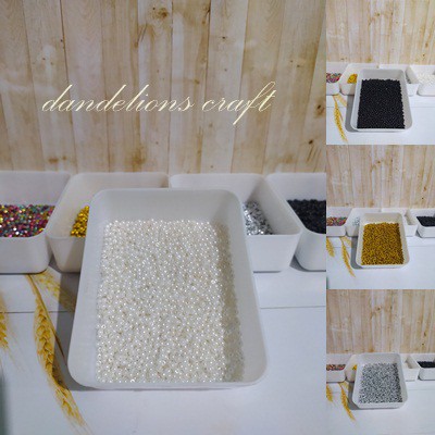 Payet Mutiara 3mm Per Bungkus/Payet Baju/Mutiara Jahit Per Bungkus