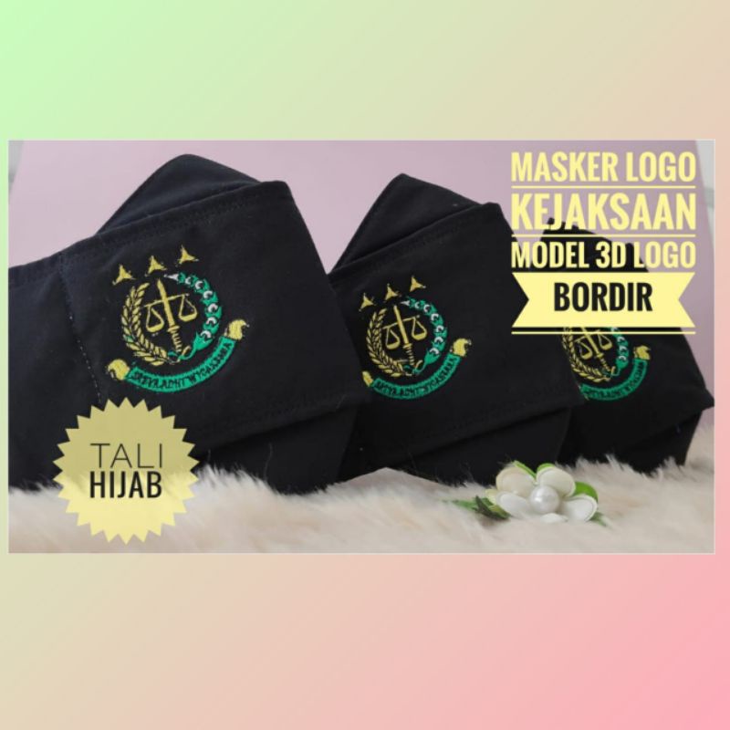 Masker Kejaksaan 3D Logo Satya Adhi Wicaksana