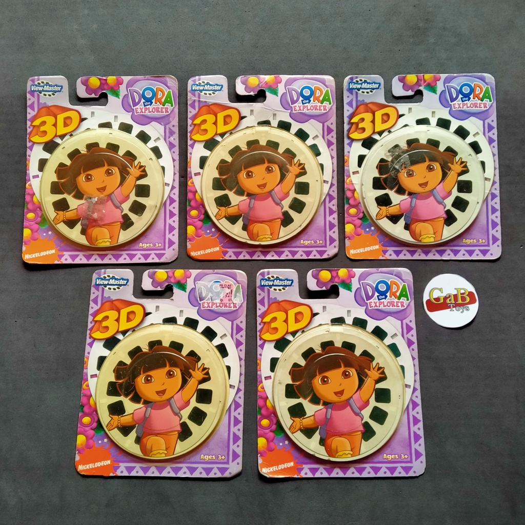 Kaset ViewMaster View Master Reels Reel Film - 3D Dora the Explorer