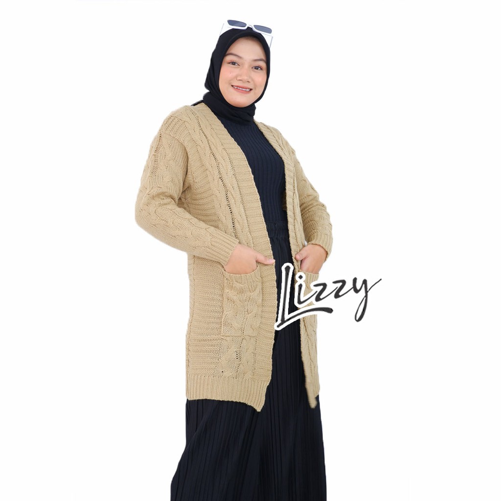 Lizzy - CARDIGAN RASYWA CABLE PREMIUM