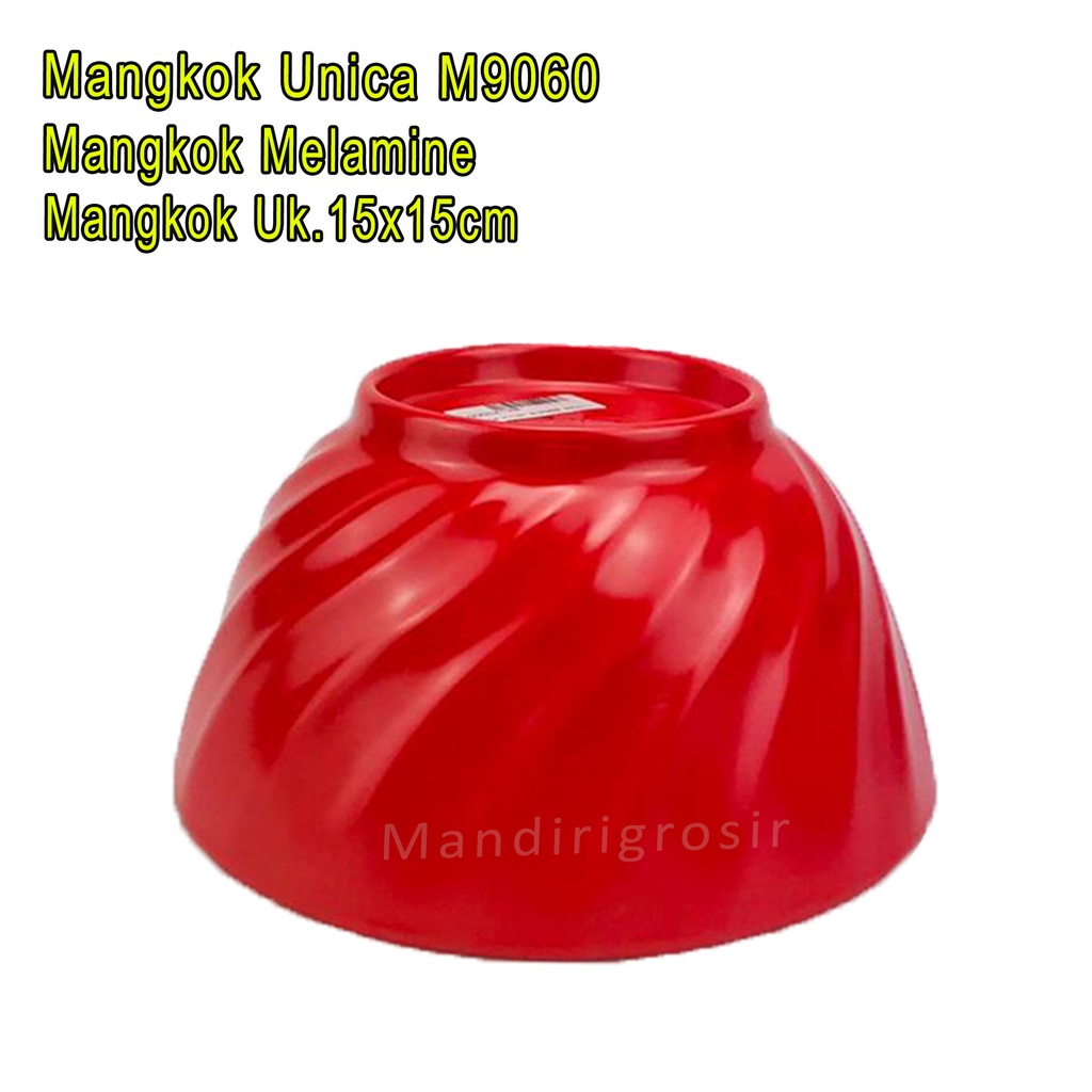 Mangkok Serbaguna *Mangkok Unica M9060 * Mangkok Melamine * Uk.15x15cm