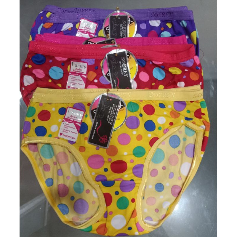 12 PCS/CD/ CELANA DALAM ABG SOREY#ShopeeSuperSeler