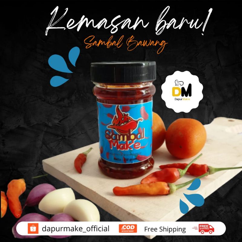 

Dapur Mak'e Sambal Bawang Sambel Bawang 150 gram