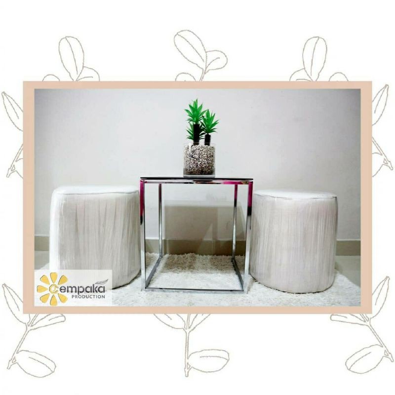 Sofa puff bulat Medan