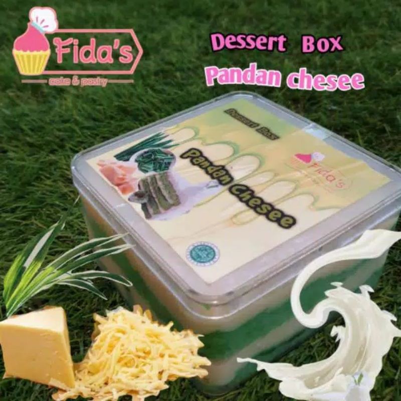 

desert box pandan cheese