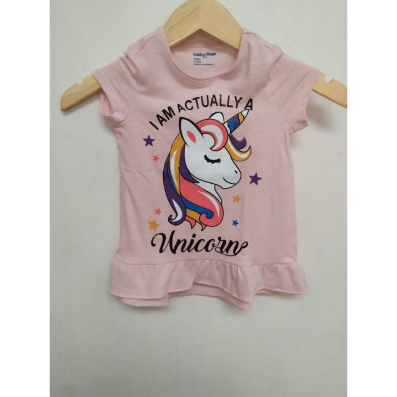 Kaos Baby Gap anak perempuan