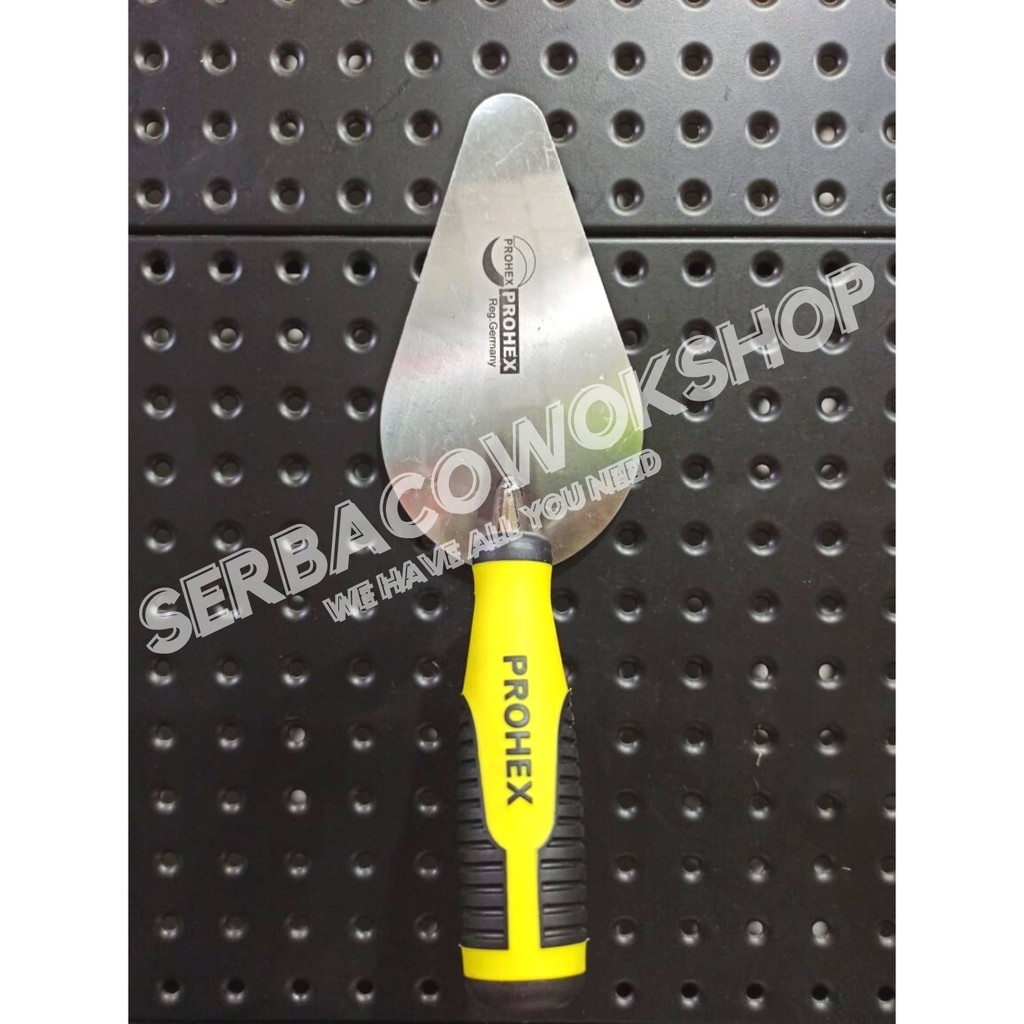 Prohex Sendok Semen lancip Acian Adukan Pasir Heavy Duty 7 Inch Hasston Termurah Berkualitas