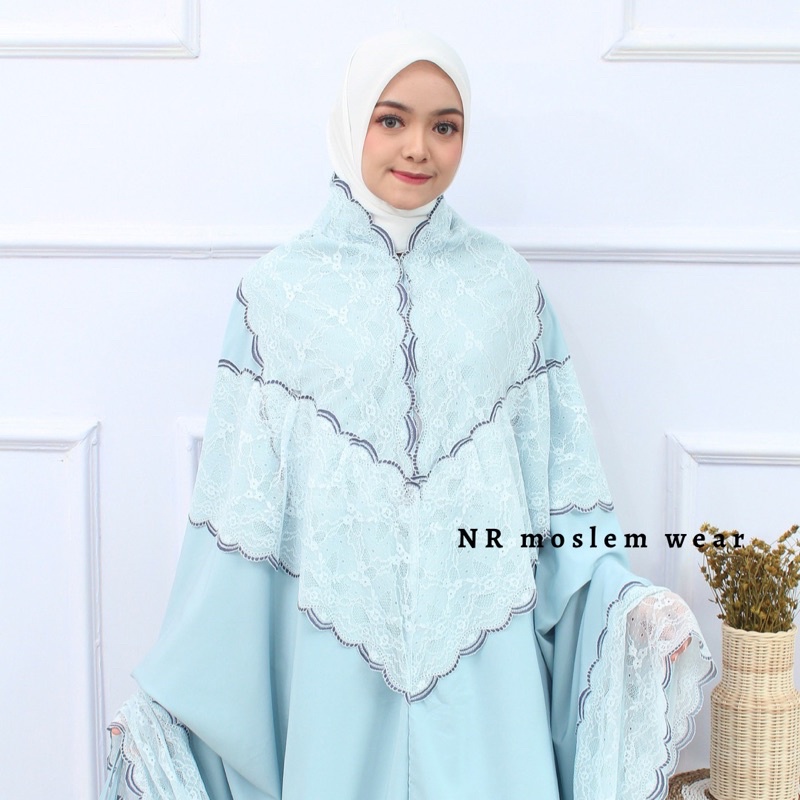 MUKENA SYIREN SESERAHAN MEWAH TWO IN ONE , MUKENA PREMIUM