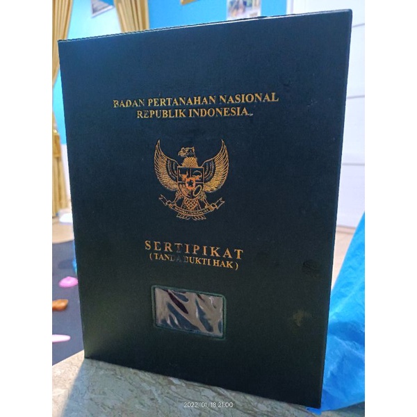 

sampul sertifikat tanah