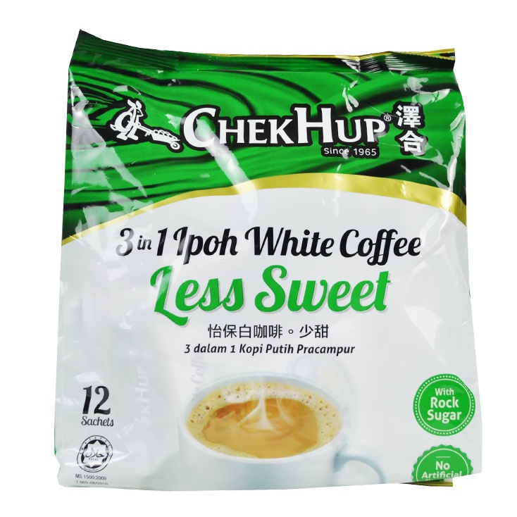 

CHEKHUP IPOH WHITE COFFEE WITH CANE SUGAR AND NON DAIRY CREAMY
