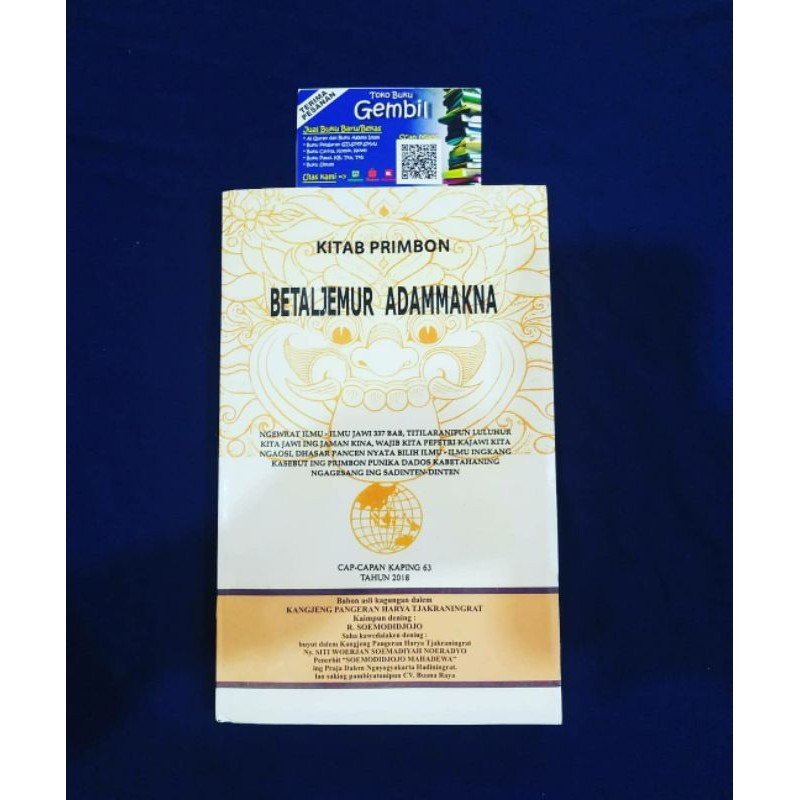 KITAB PRIMBON BETALJEMUR ADAMMAKNA