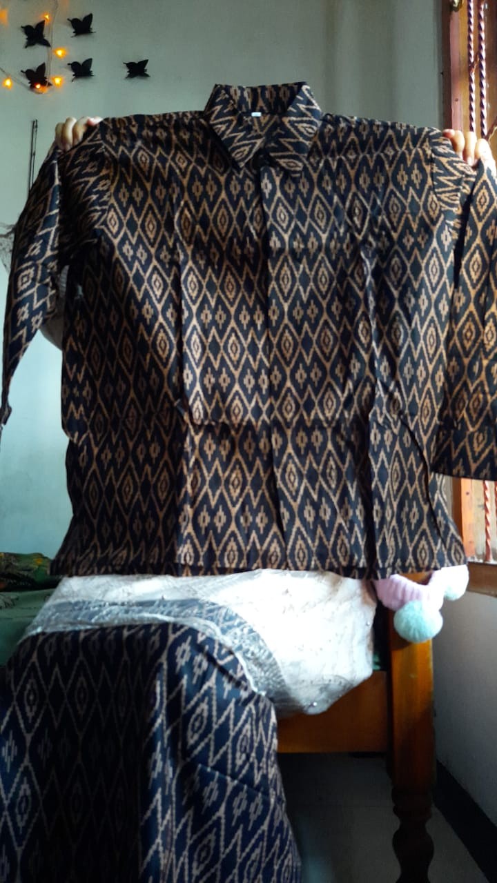 Maura Couple - Sania Ruffle Batik Couple Ori Ndoro Jowi Garansi Termurah Shopee - Couple Sherly