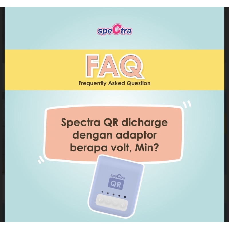 NEW PROMO Launching Extra BONUS!! Spectra QR Pompa Asi Elektrik Double Breast Pump Batrai Tanam Rechargable 4 Warna