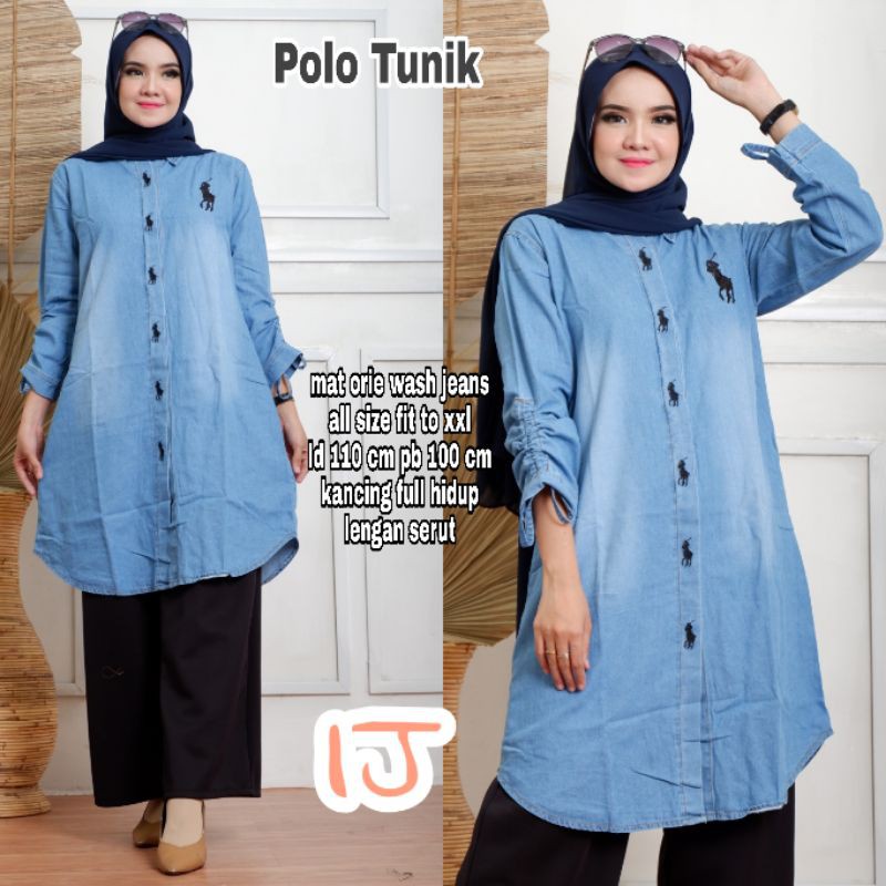 Baju Atasan Model Tunik Ukuran Jumbo