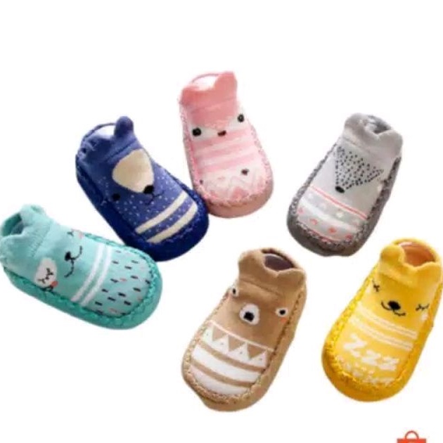 [TM] Sepatu Bayi Prewalker Kaos Kaki Import Moccasins