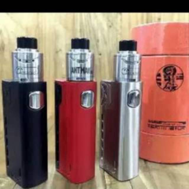 Vape Tesla Terminator 90Watt Fullset Siap Pakai Free Battery &amp; Free Liquid 10ml