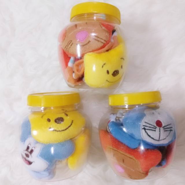 Kaos kaki boneka bayi 2pasang dalam Toples