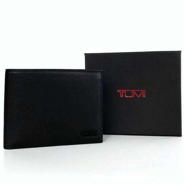 Tumi men Men’s Leather Wallet original authentic asli kulit dompet