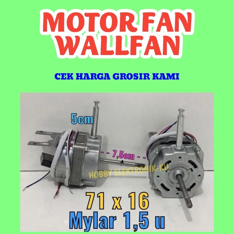 MOTOR FAN DINAMO KIPAS ANGIN WALLFAN