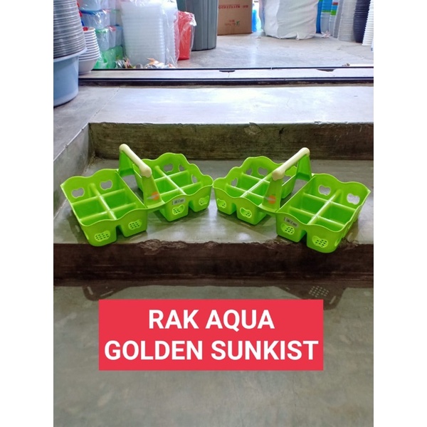Rak Tempat aqua gelas 12 slot