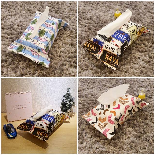 Vintage Large Tissue Case 250Ply / Tempat Tisu L / Cover Sarung Tissu