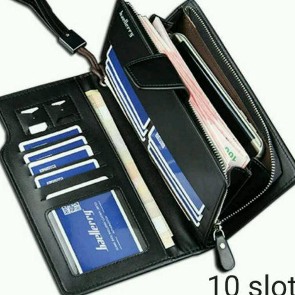 R9PV DOMPET PANJANG BAELLERRY S1 / DOMPET WANITA KARTU ATM ORIGINAL MURAH - HITAM OE01