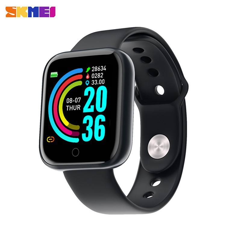 (PROMO) Y68 Jam Tangan Digital Jam Tangan Pria Wanit Smartwatch Modern Bluetooth Untuk Sport Hitung Langkah Detak Jantung DLL