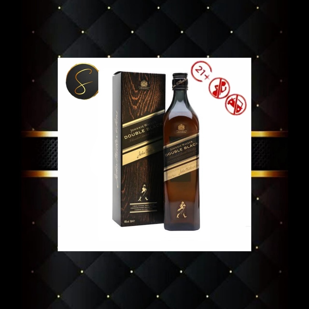 JOHNNIE WALKER DOUBLE BLACK 1000ML JUMBO BLENDED SCOTCH WHISKY