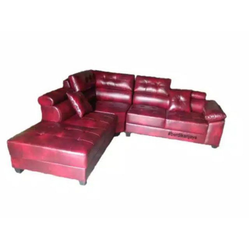 sofa L senator plus meja free ongkir bandung