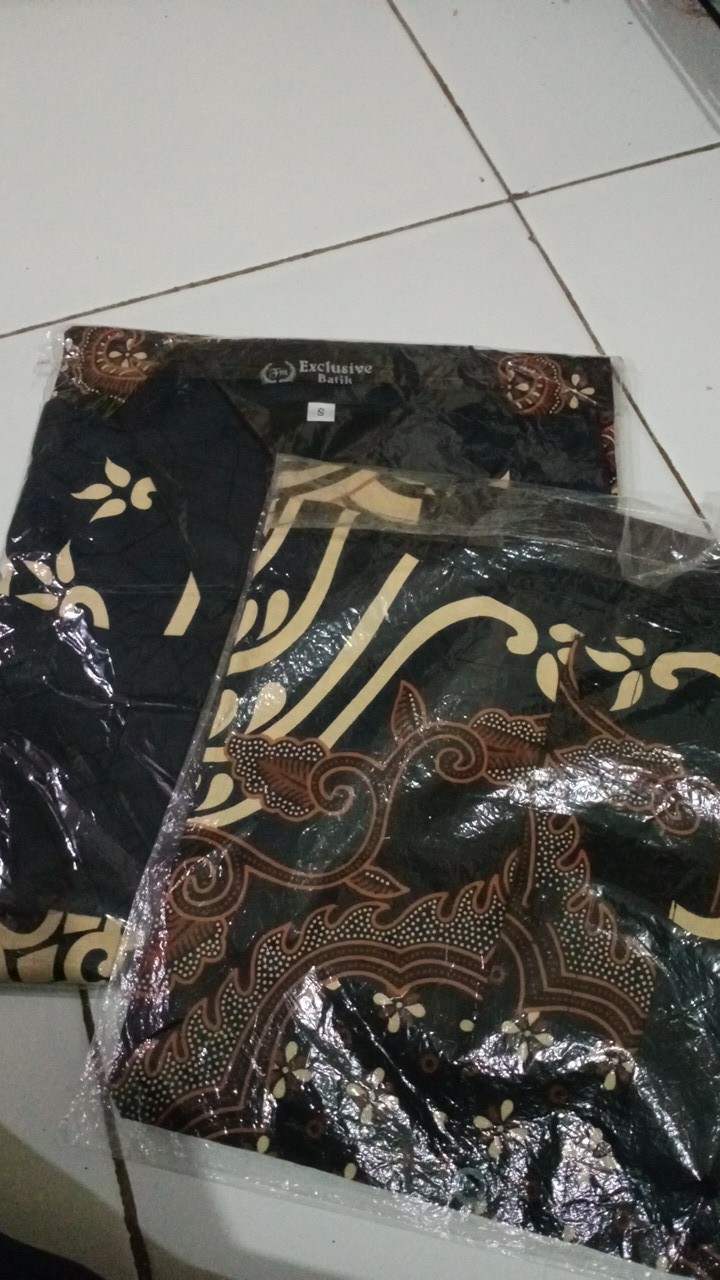 Batik Couple Ayah Anak Katun Premium Lapis Furing